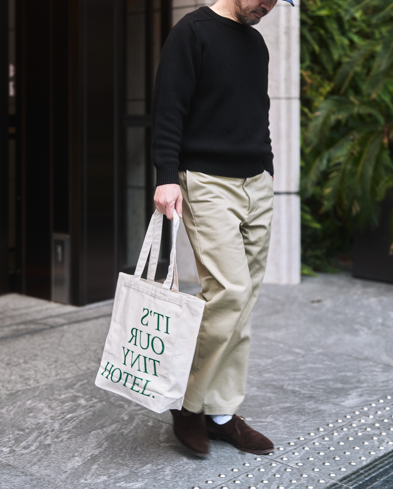 pyon__ HOTEL 827 トートバッグ, haag tシャツ THE AOYAMA GRAND HOTEL collaboration with BOUTIQUE TOTE BAG