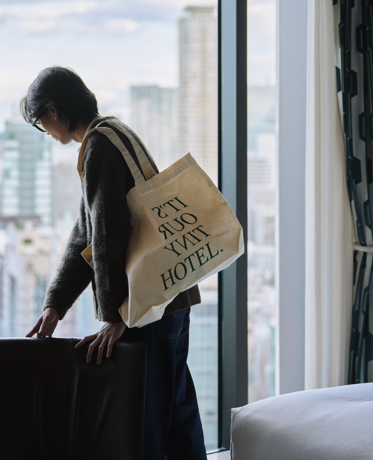 THE AOYAMA GRAND HOTEL collaboration with BOUTIQUE TOTE BAG (LARGE)
