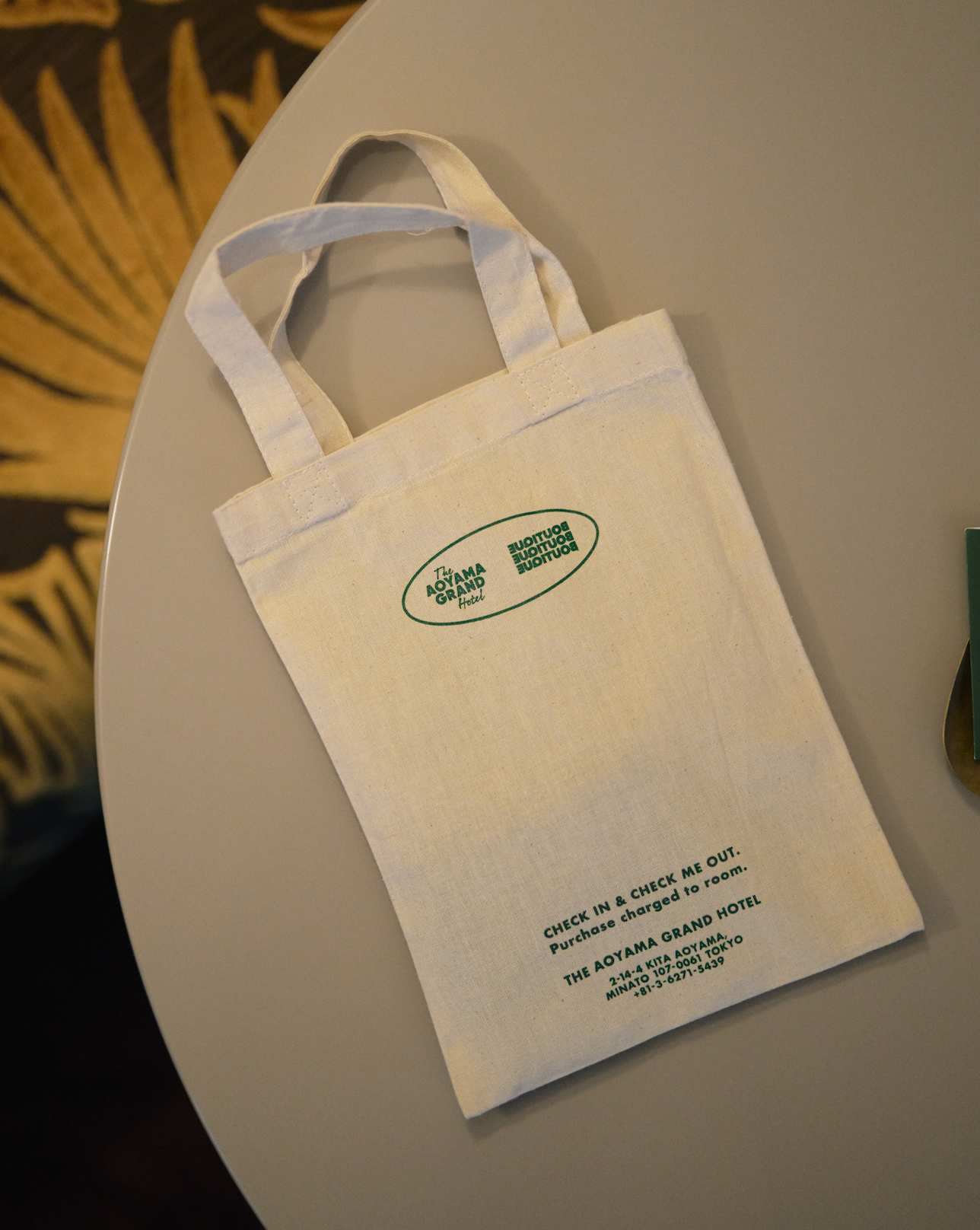 THE AOYAMA GRAND HOTEL collaboration with BOUTIQUE TOTE BAG (SMALL)